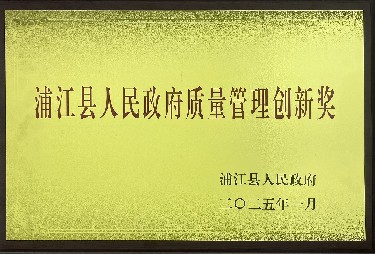 人民政府質（zhì）量管（guǎn）理創新獎