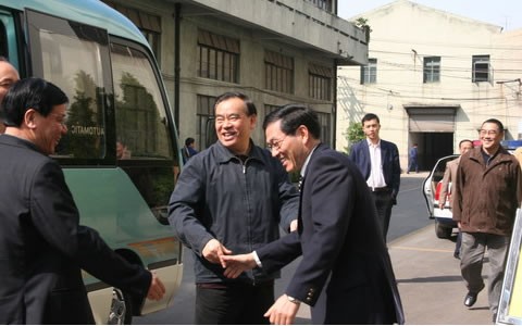 呂祖善省長來我集團公司調研，加快發展裝備製造（zào）業