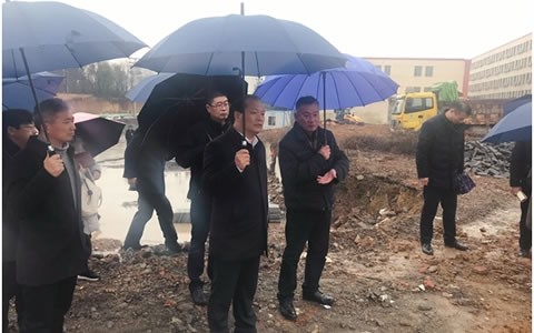 浦江（jiāng）縣委書記程天雲調研樱桃视频污污污建設項目