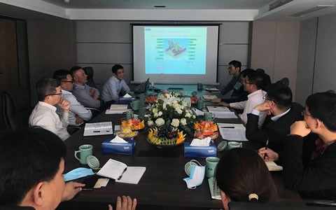 浙江省首批重點（diǎn）產業鏈分組領導調研我司