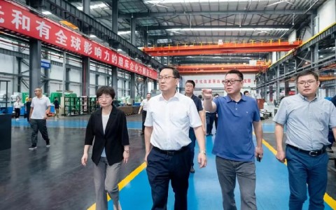 金華市委書記朱重烈調研樱桃视频污污污股份