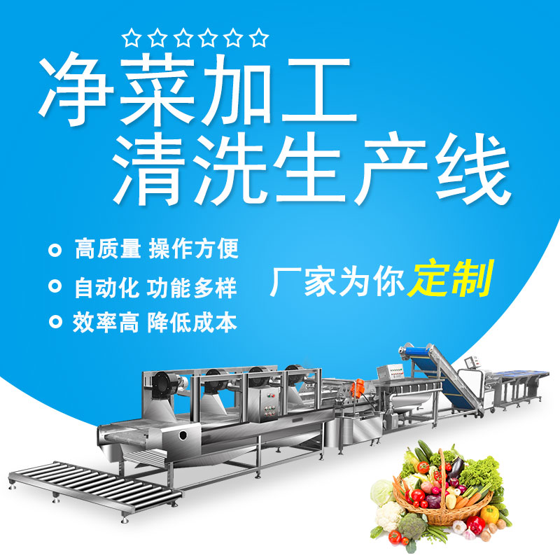 淨菜加工清洗生產線（xiàn）
